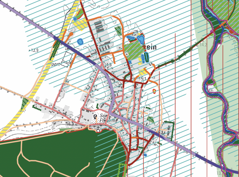 Landschaftsplan Vorentwurf – Biotopverbundplanung und Entwicklungsziele Reitwein