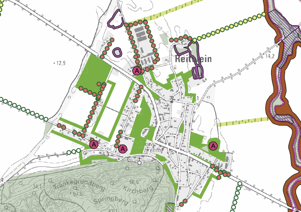Landschaftsplan Vorentwurf – Maßnahmen Reitwein